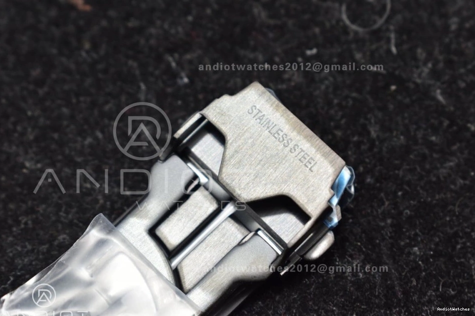 Strap GoodFit ZF Bang Edition Rubber RG Best Hublot 904 Big Dial on Skeleton Unico Black 1:1 A 0420